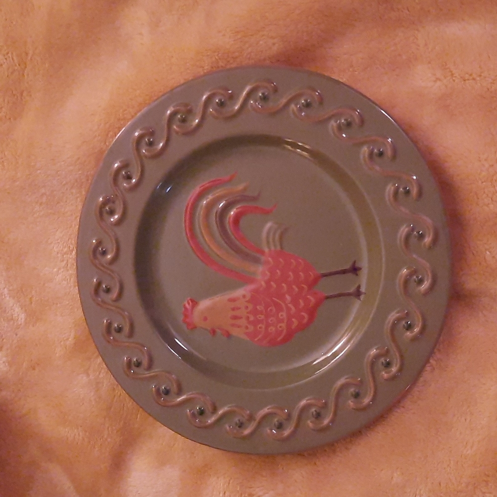 The White Barn - Rooster Candle Dish